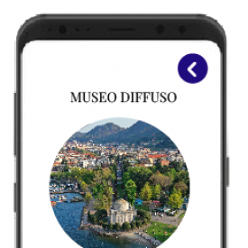 APP Tempio Voltiano – schermata Museo Diffuso